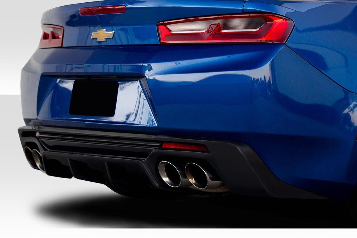 2016-2023 Chevrolet Camaro Shark Rear Diffuser - 1 Piece ( Quad - view 2