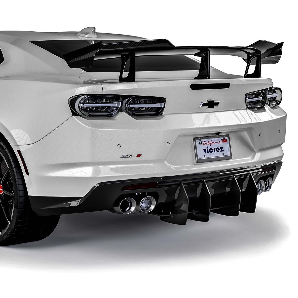 2016-2024 Chevrolet Camaro Centa Rear Diffuser, Matte Black