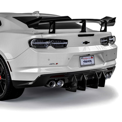 2016-2024 Chevrolet Camaro Centa Rear Diffuser, Matte Black