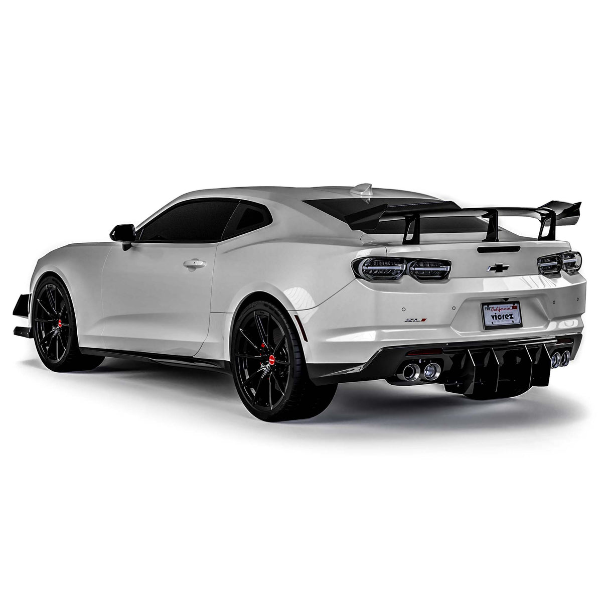 2016-2024 Chevrolet Camaro Centa Rear Diffuser, Matte Black - view 3