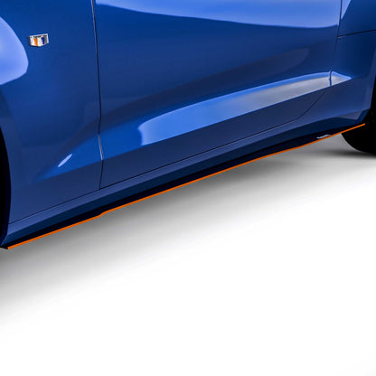 2016-2024 Chevrolet Camaro V2R Style Side Skirt Splitters - view 10