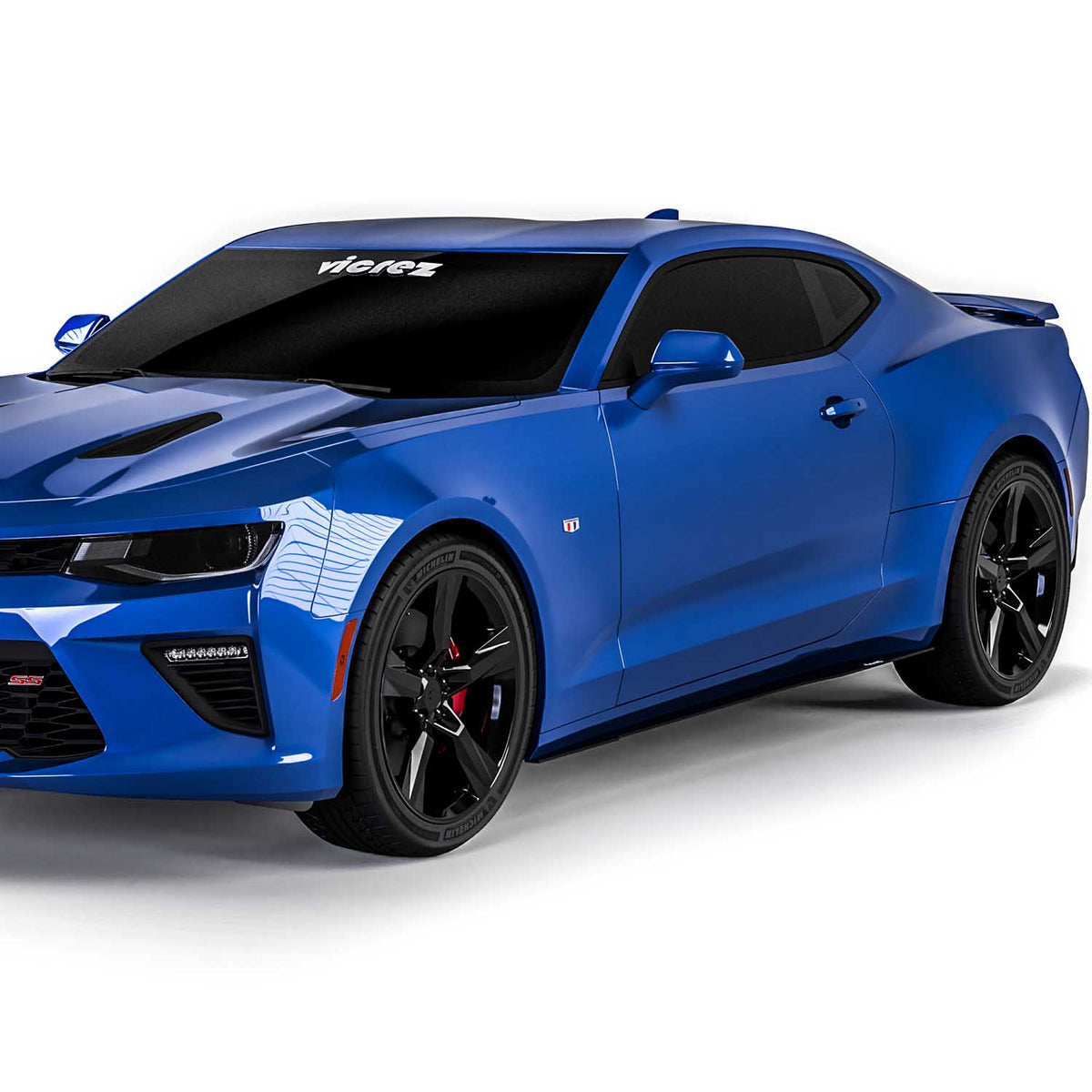 2016-2024 Chevrolet Camaro V2R Style Side Skirt Splitters - view 4