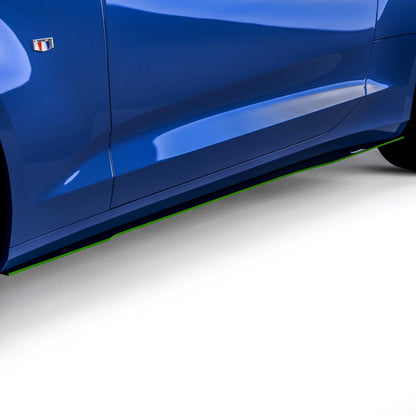 2016-2024 Chevrolet Camaro V2R Style Side Skirt Splitters - view 9
