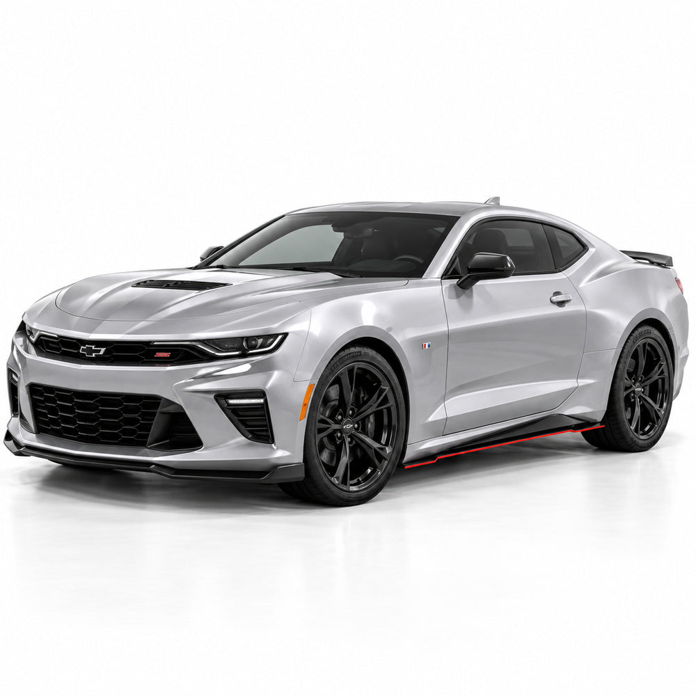 2016-2024 Chevrolet Camaro V7R Side Skirt Splitters - view 2