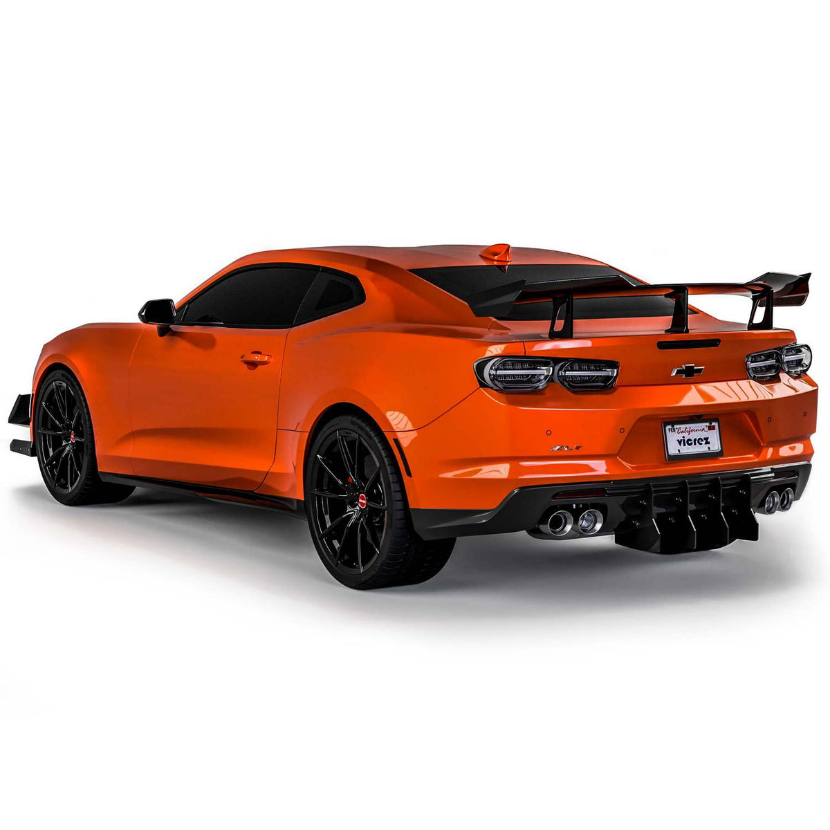 2016-2024 Camaro Veneno VR2 Rear Diffuser Add-On, Matte - view 3