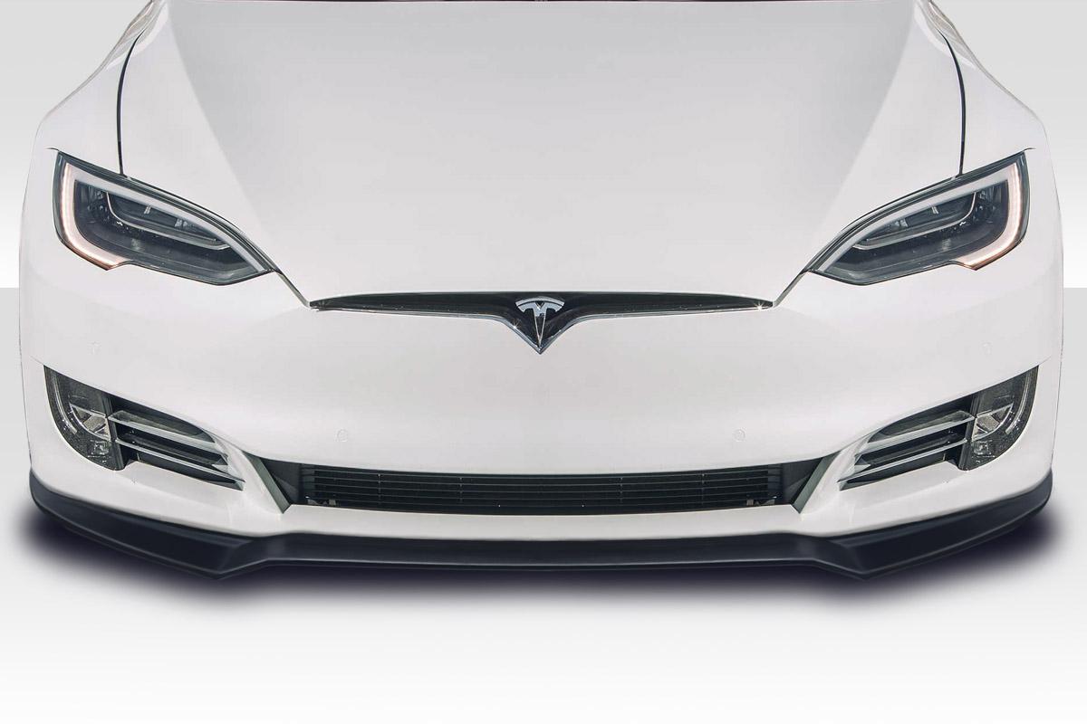 2016.5-2023 Tesla Model S VIP Front Lip Under Spoiler, Fiberglass - view 1