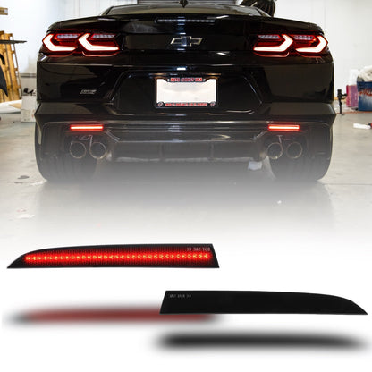 2016-2025 Chevy Camaro Diffuser Clear LED Rear Reflectors (Pair)