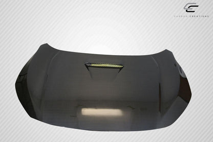 2017-2021 Honda Civic Type R OEM Look Hood, Carbon Fiber - view 5
