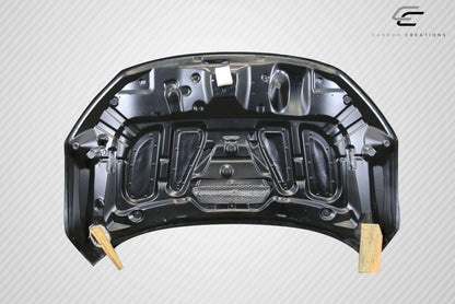 2017-2021 Honda Civic Type R OEM Look Hood, Carbon Fiber - view 6