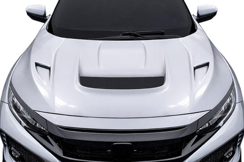 2017-2021 Honda Civic TypeR Duraflex Volt Hood - 1 Piece