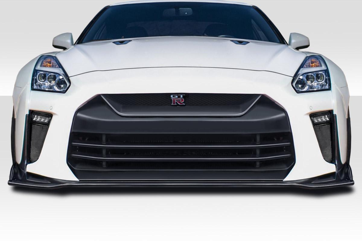 2017-2021 Nissan GT-R R35 Stealth Front Bumper Cover, Fiberglass - view 1