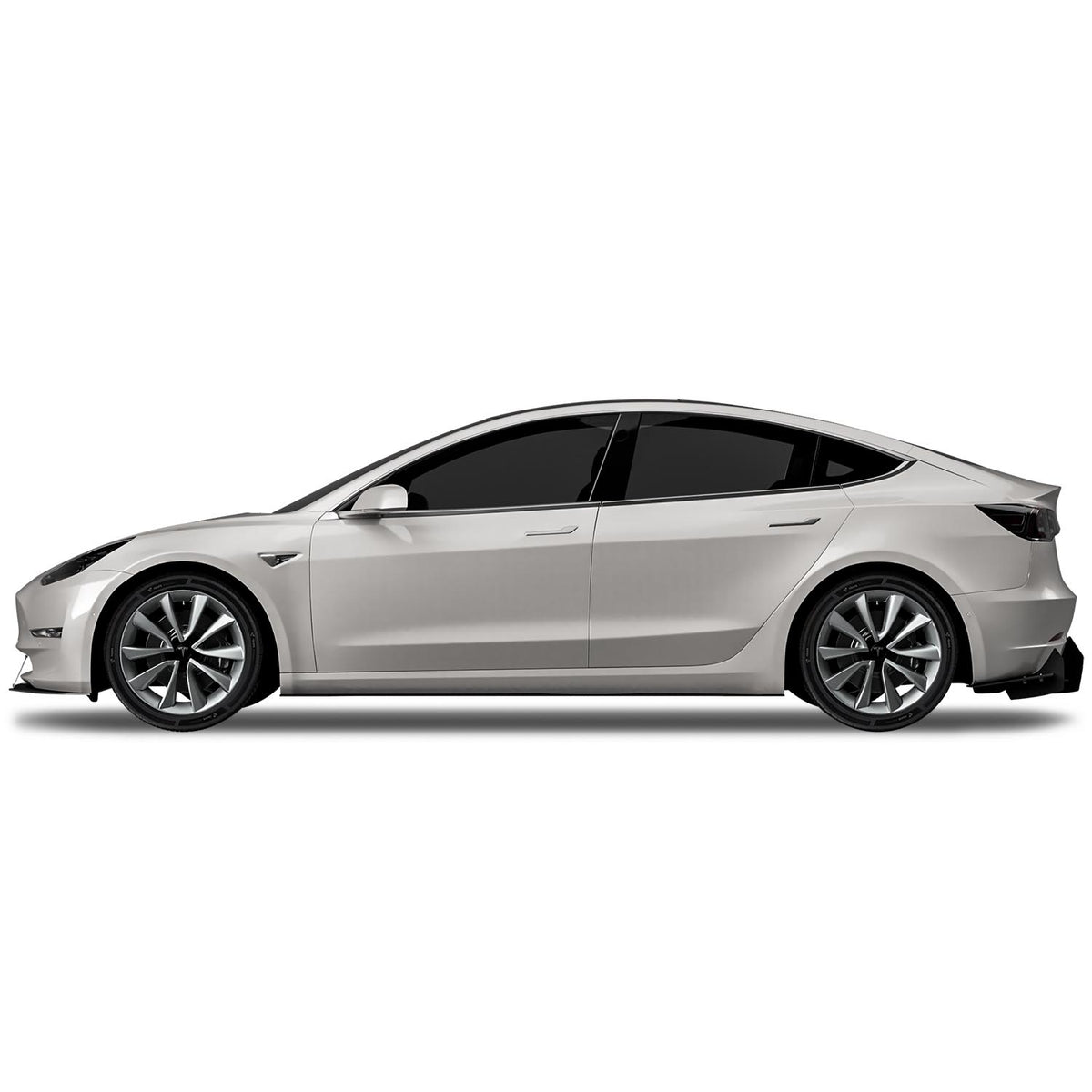 2017-2021 Tesla Model 3 VR1 Front Splitter, ABS - view 5