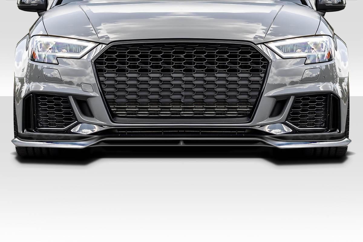 2017-2022 Audi RS3 Apex Front Lip Spoiler Air Dam, Fiberglass - view 1