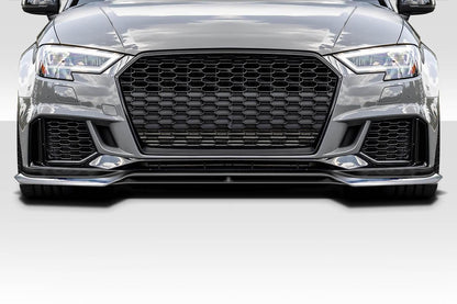 2017-2022 Audi RS3 Apex Front Lip Spoiler Air Dam, Fiberglass - view 1
