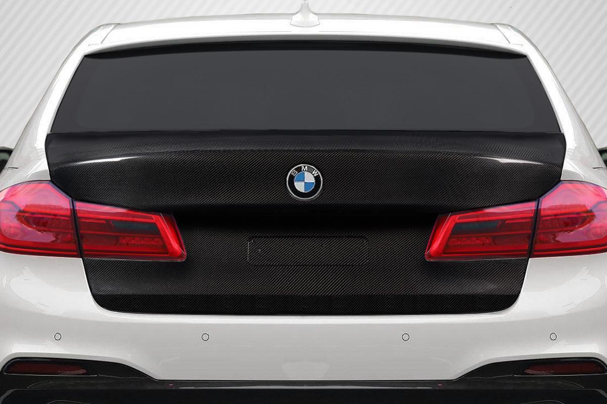 2017-2022 BMW 5 Series G30 / M5 G90 OEM Look Rear Trunk, Carbon Fiber - view 1