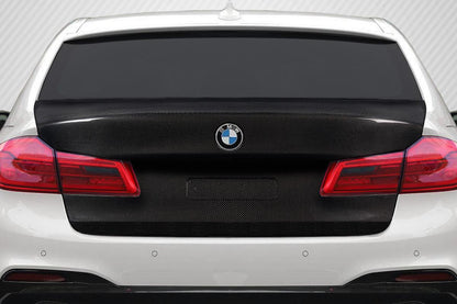 2017-2022 BMW 5 Series G30 / M5 G90 OEM Look Rear Trunk, Carbon Fiber - view 1