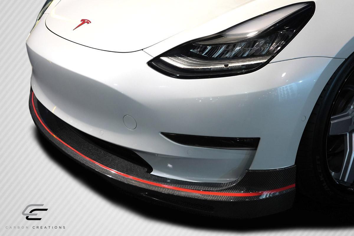 2017-2023 Tesla Model 3 GT Concept Front Lip, Carbon Fiber - view 5