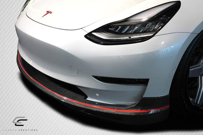 2017-2023 Tesla Model 3 GT Concept Front Lip, Carbon Fiber - view 5