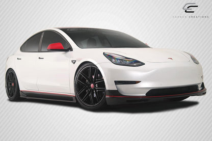 2017-2023 Tesla Model 3 GT Concept Front Lip, Carbon Fiber - view 6