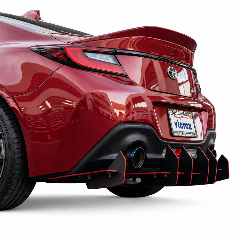 2017-2026 Toyota GR86 Centa VR2 Rear Diffuser, ABS