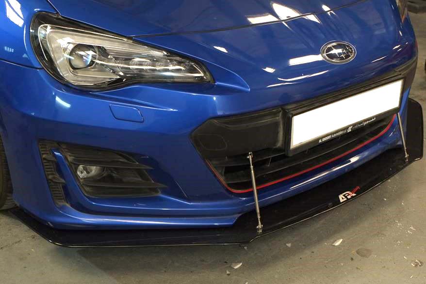 Carbon Fiber Wind Splitter w/ Rods - 2017-2020 Subaru BRZ