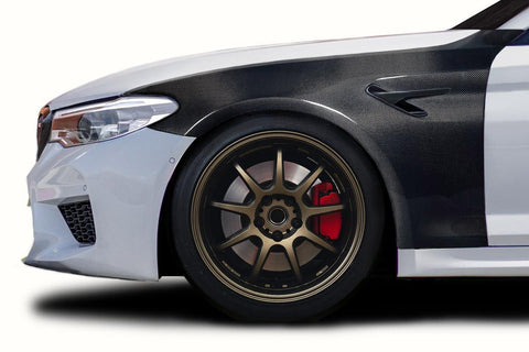 2018-2023 BMW M5 F90 Carbon Creations OEM Look Front Fenders - 2 Pieces