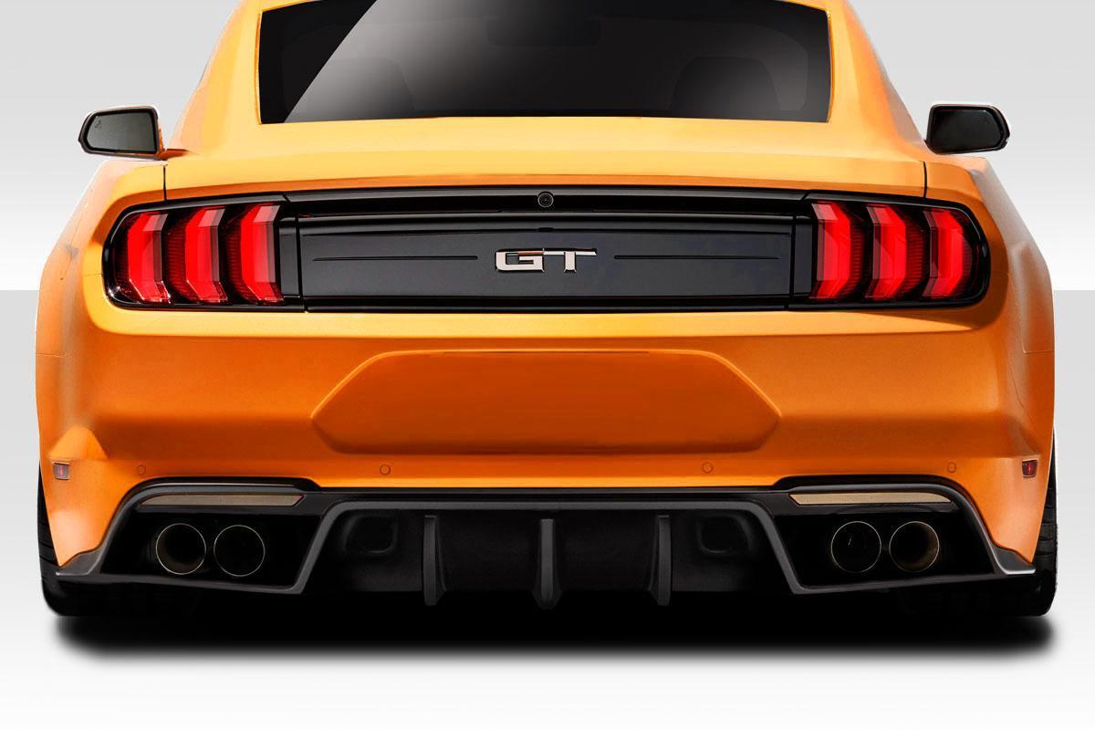 2018-2023 Ford Mustang Grid Rear Diffuser, Fiberglass - view 1
