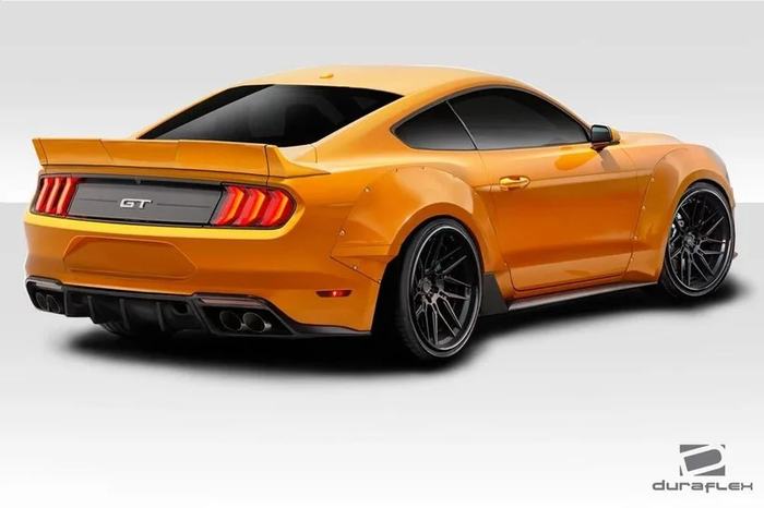 2018-2023 Ford Mustang Grid Wide Body Kit - 15 piece, Fiberglass - view 3