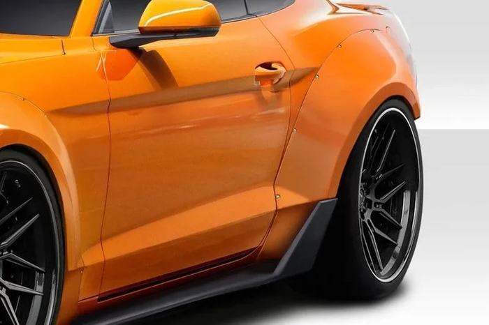 2018-2023 Ford Mustang Grid Wide Body Kit - 15 piece, Fiberglass - view 6
