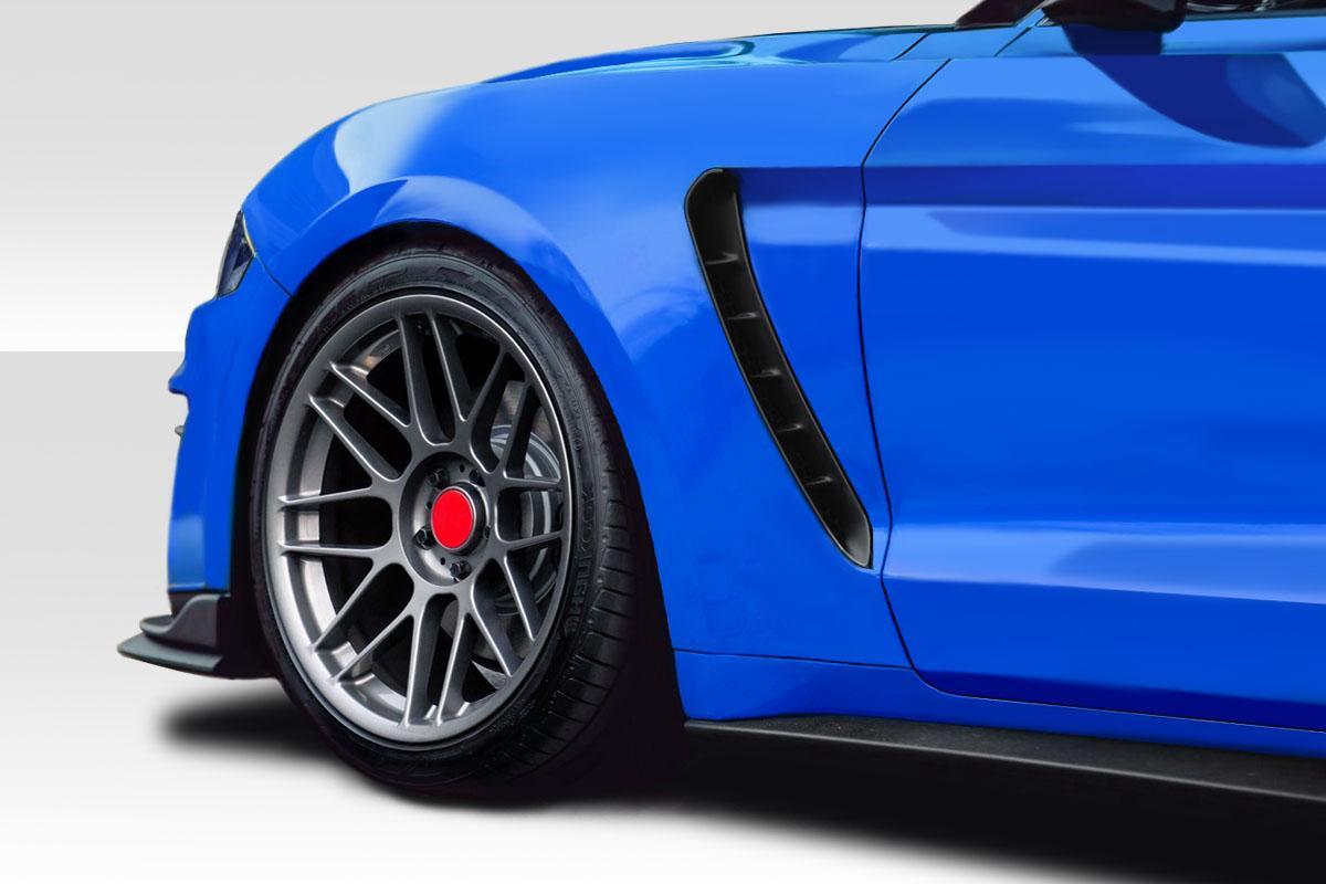 2018-2023 Ford Mustang GT500 Wide Body Front Fenders, Fiberglass - view 2