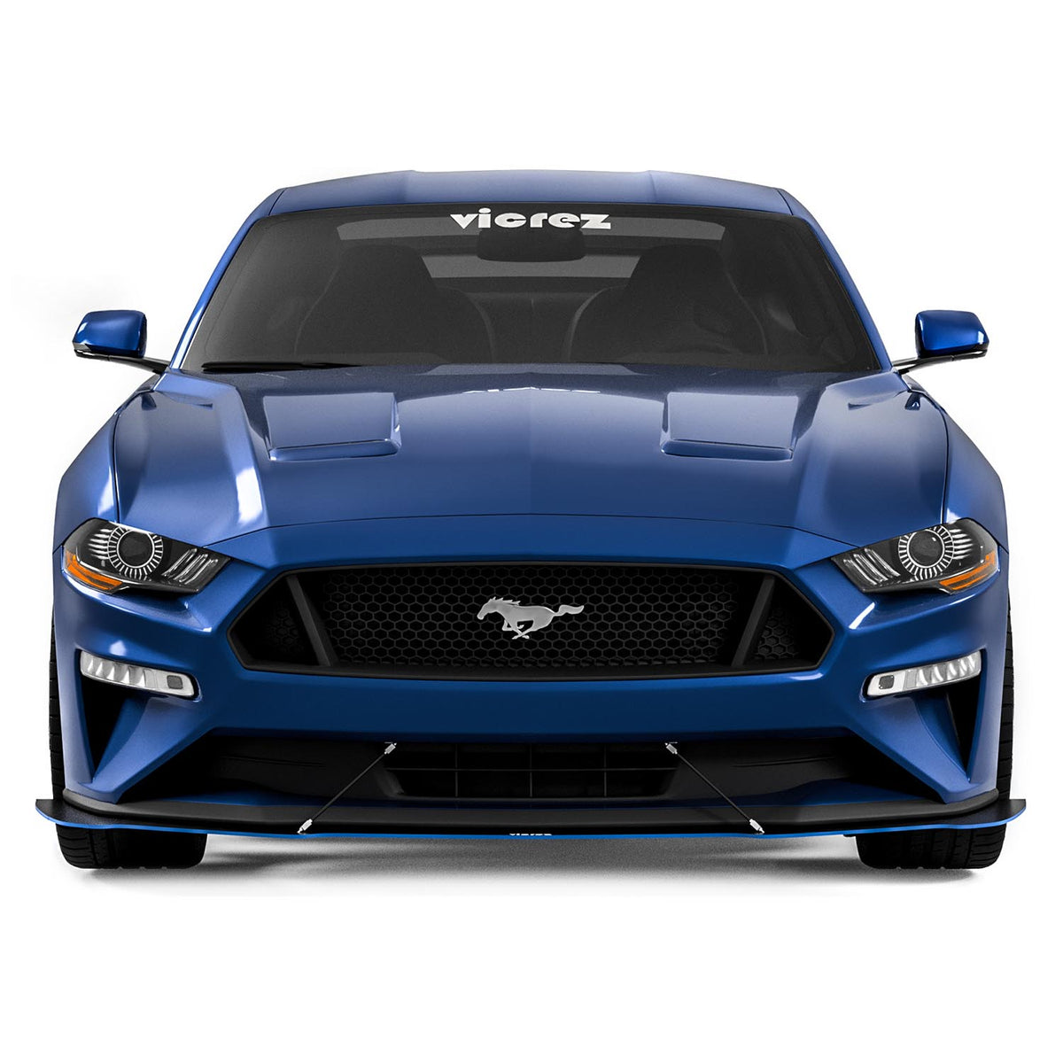 2018-2023 Mustang GT & EcoBoost GT500 Style Front Splitter - view 4