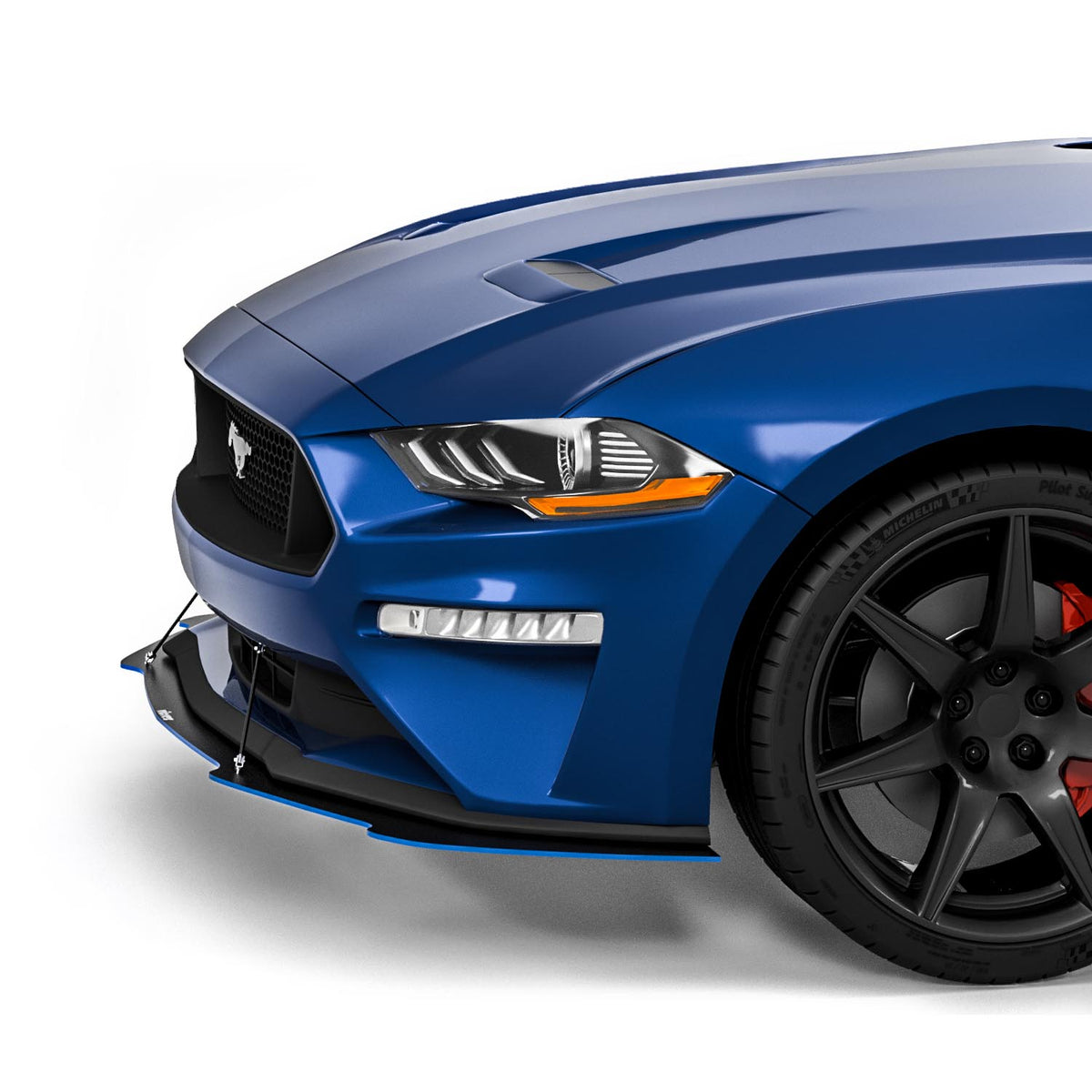 2018-2023 Mustang GT & EcoBoost GT500 Style Front Splitter - view 5