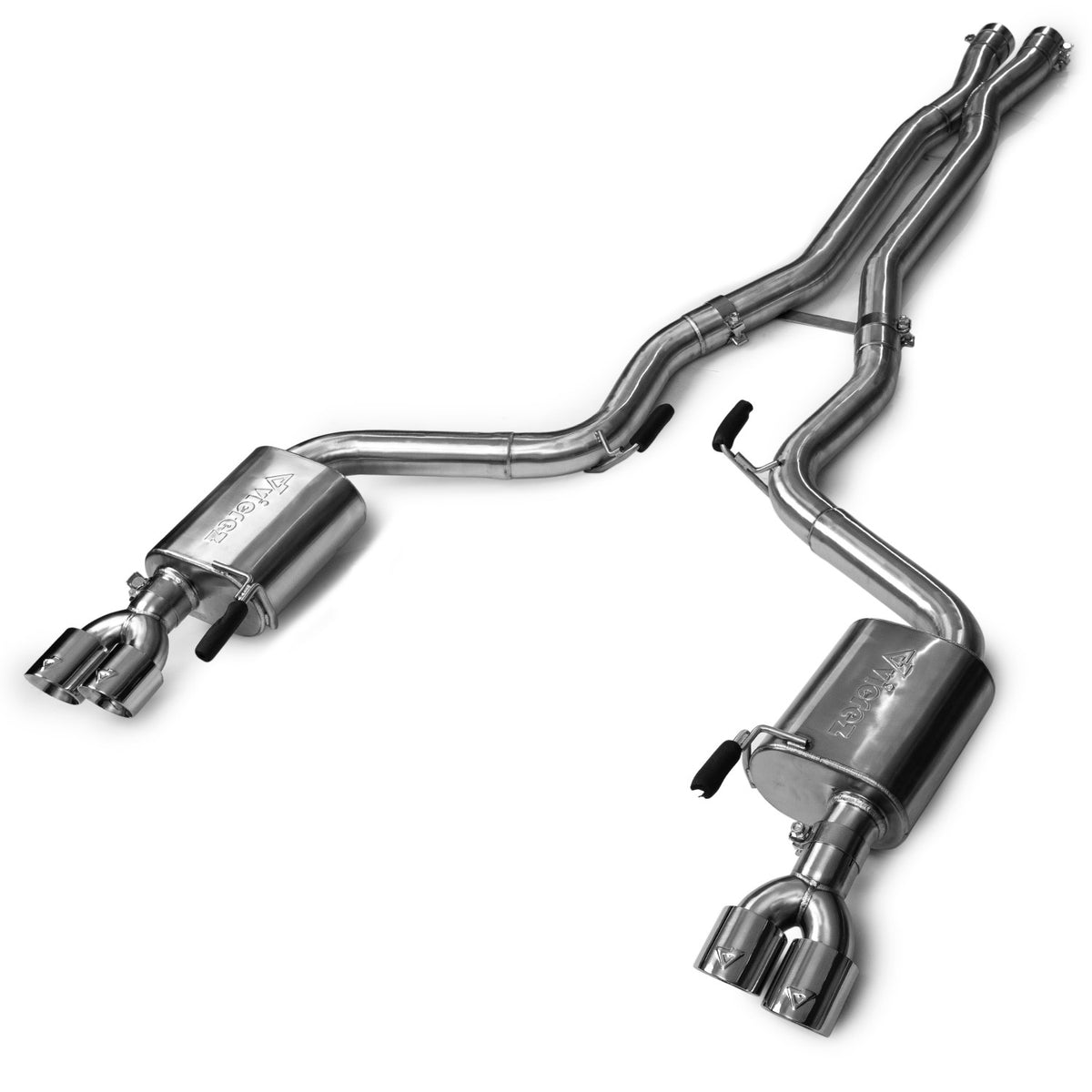 2018-2023 Mustang GT 5.0L EXG Cat-Back Exhaust, 304 Stainless