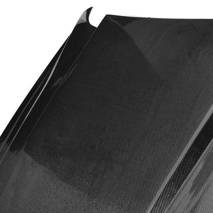 2018-2023 Ford Mustang 3 Inch Cowl Hood, Carbon Fiber - view 3