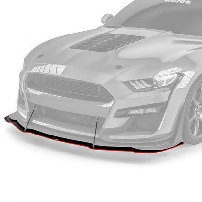 2018-2023 Ford Mustang GT500 Style Front Bumper Splitter - view 2