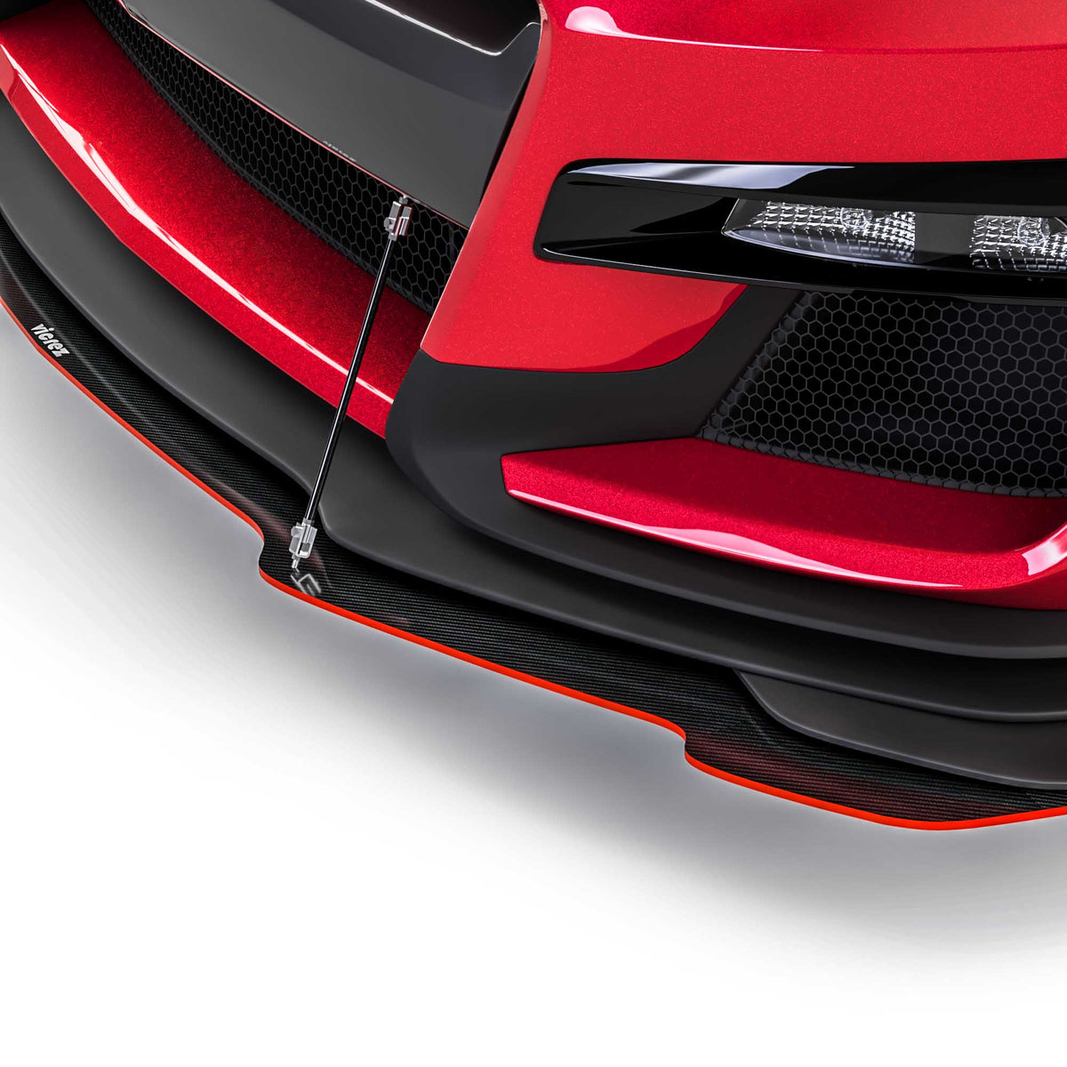 2018-2023 Ford Mustang GT500 Style Front Bumper Splitter - view 7