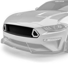 2018-2023 Ford Mustang Upper Grille w/ LED Lights, Honeycomb - view 2