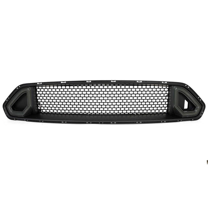 2018-2023 Ford Mustang Upper Grille w/ LED Lights, Honeycomb - view 3