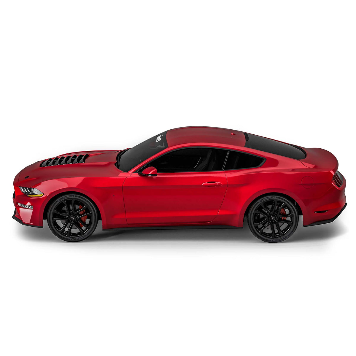 2018-2023 Ford Mustang GT500 Style Hood w/ Air Vent Scoop - view 5