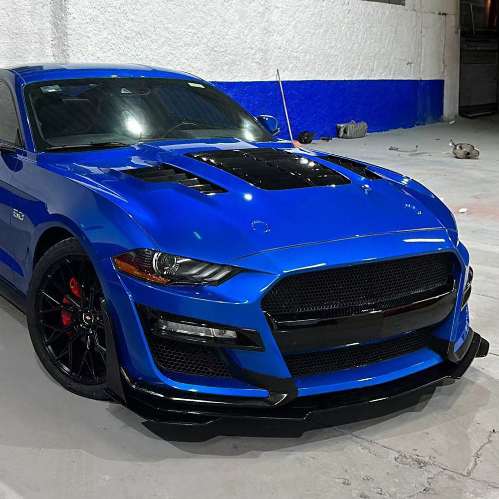 2018-2023 Mustang GT500HK Style Hood w/ Air Vent Scoop - view 3