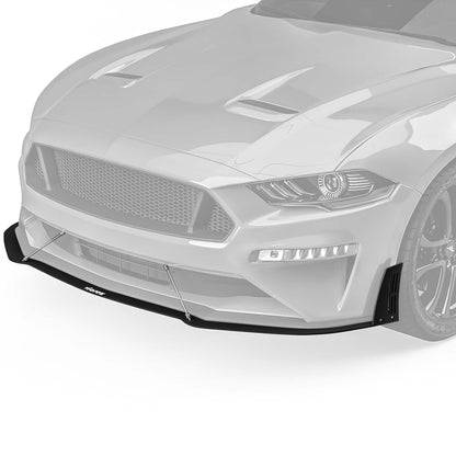 2018-2023 Ford Mustang LV Style Front Lip Splitter, ABS - view 2