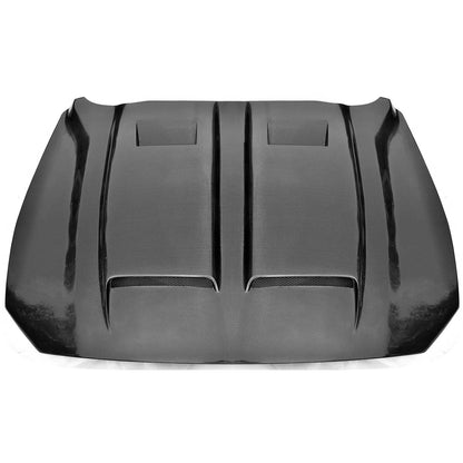 2018-2023 Ford Mustang RE Style Hood, Carbon Fiber