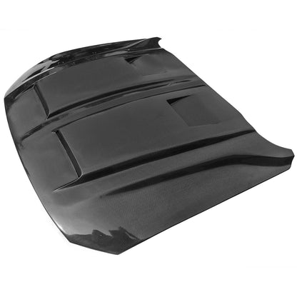 2018-2023 Ford Mustang RE Style Hood, Carbon Fiber - view 3