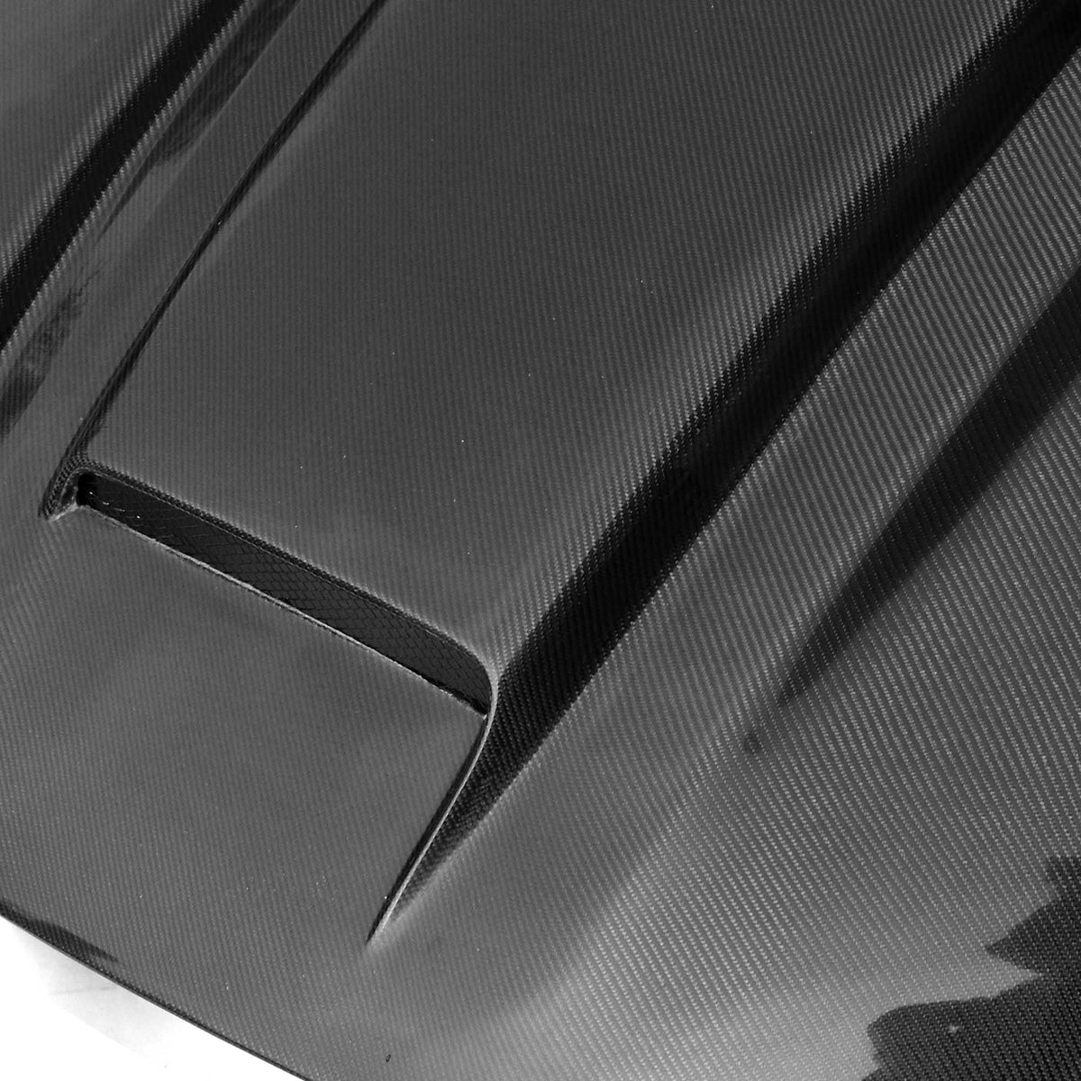 2018-2023 Ford Mustang RE Style Hood, Carbon Fiber - view 5