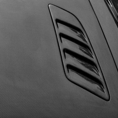 2018-2023 Ford Mustang V3R Style Hood, Carbon Fiber - view 4