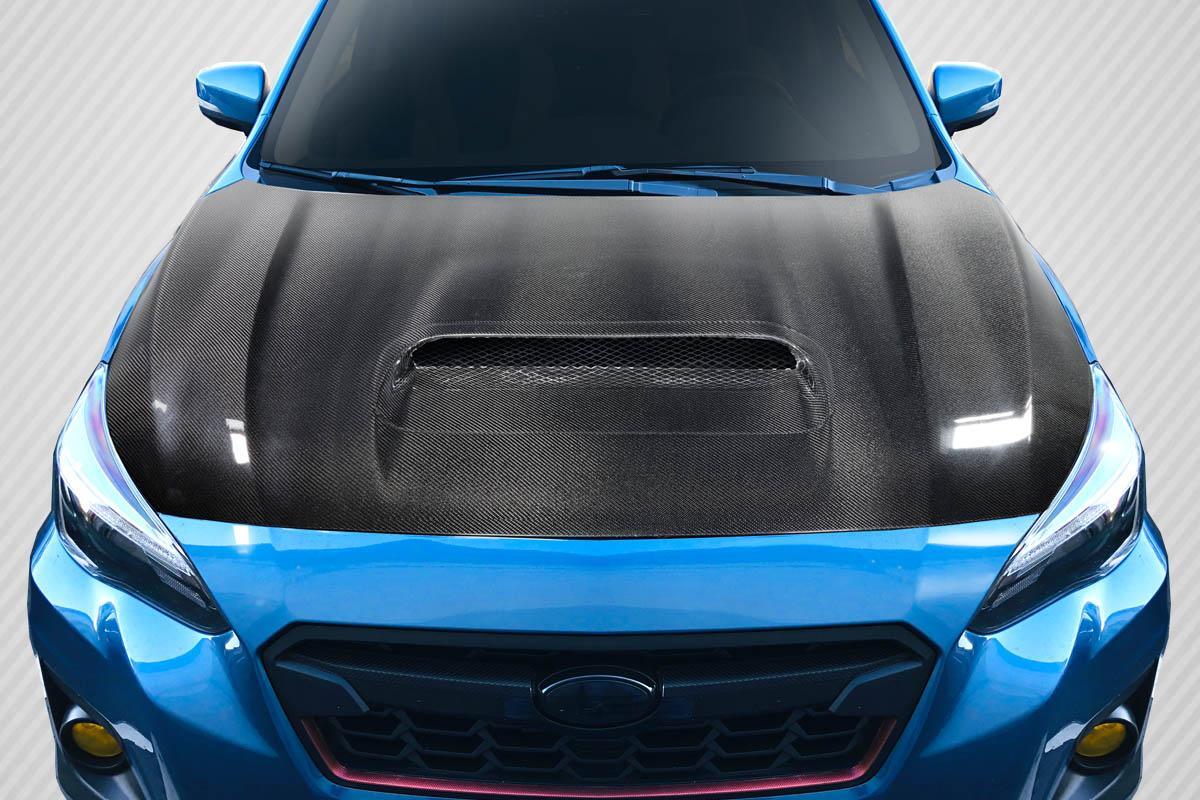 2018-2023 Subaru Crosstrek STI Look Hood, Carbon Fiber - view 1