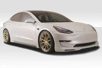 2018-2023 Tesla Model 3 GT Concept Front Lip, Fiberglass - view 4