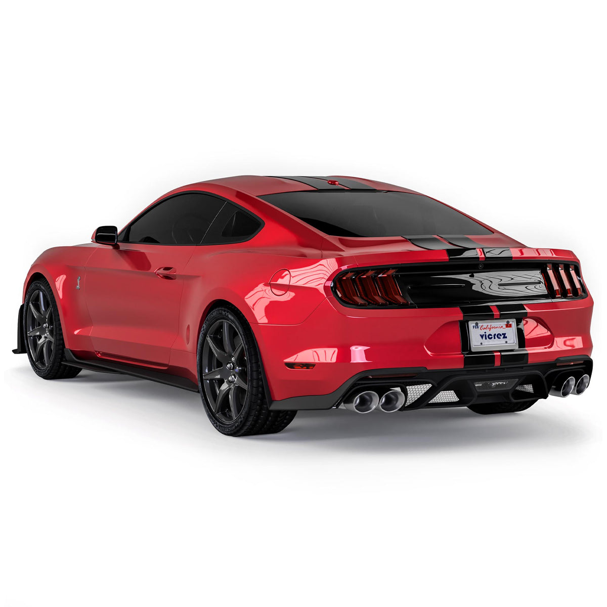 2018-2024 Ford Mustang GT500 Style Rear Diffuser - view 6