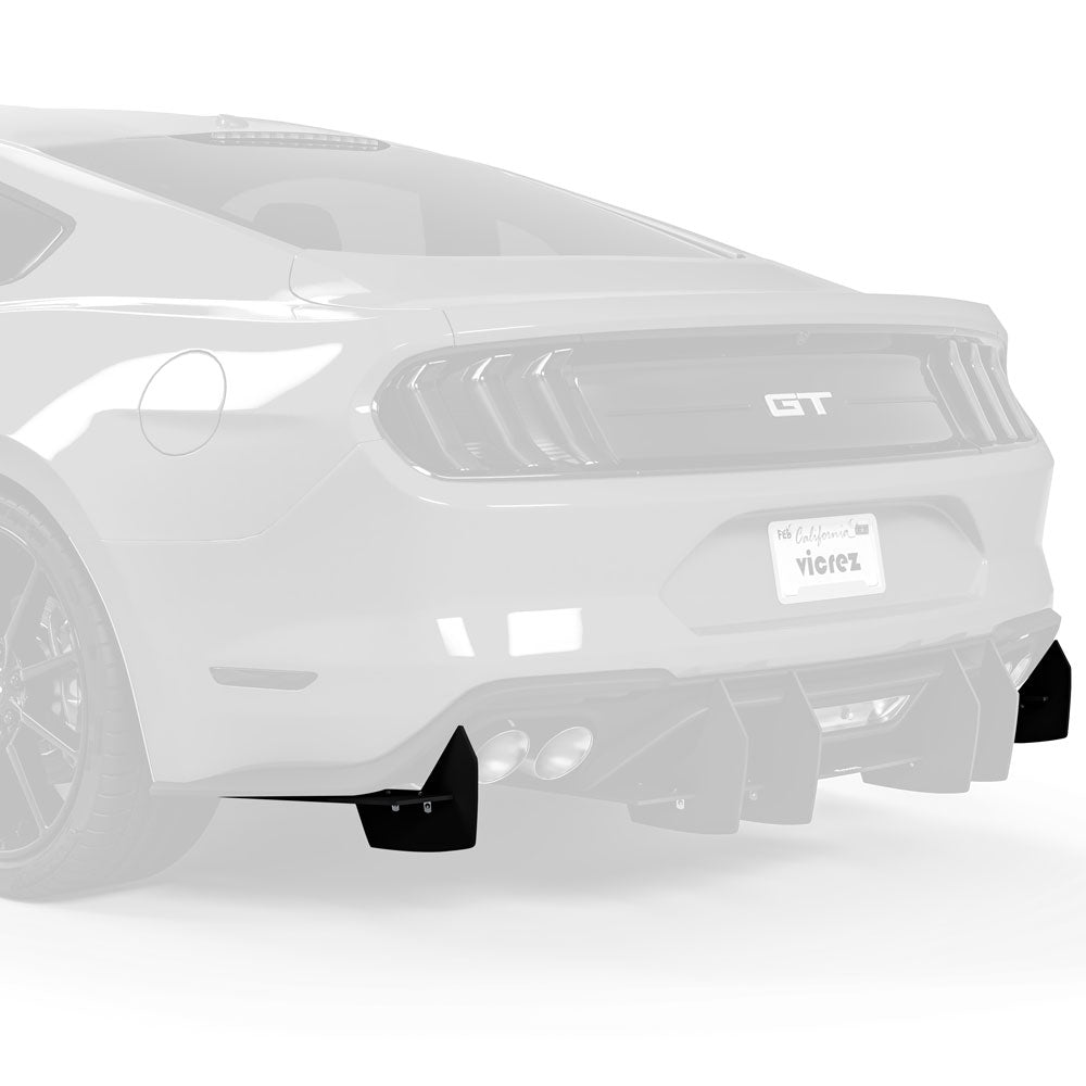 2018-2025 Ford Mustang Centa VR2 Rear Diffuser - view 8