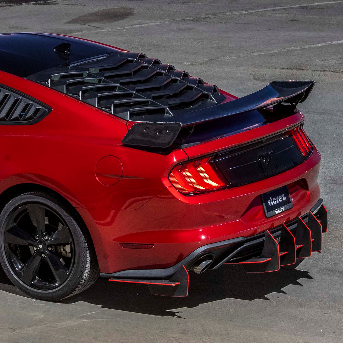 2018-2025 Ford Mustang Full Aero Package, 3-Piece Kit - view 12
